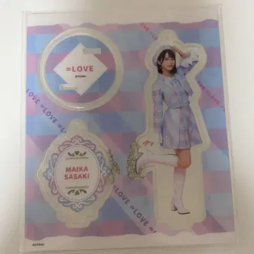 이코러브 사사키 마이카 아크릴 스탠드 마카롱 체크