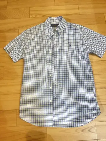 Ralph Lauren 체크 무늬 반팔 셔츠