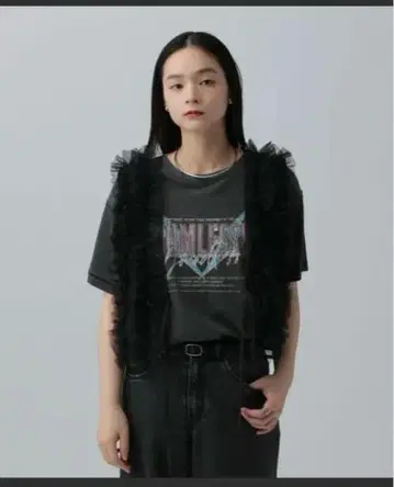 렙심 시어 튤 프릴 베스트