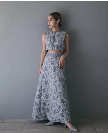 ANDREA&Co. 부푼 자카드 셋업