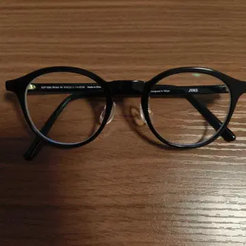 JINS 보스턴형 안경 검은색 테두리