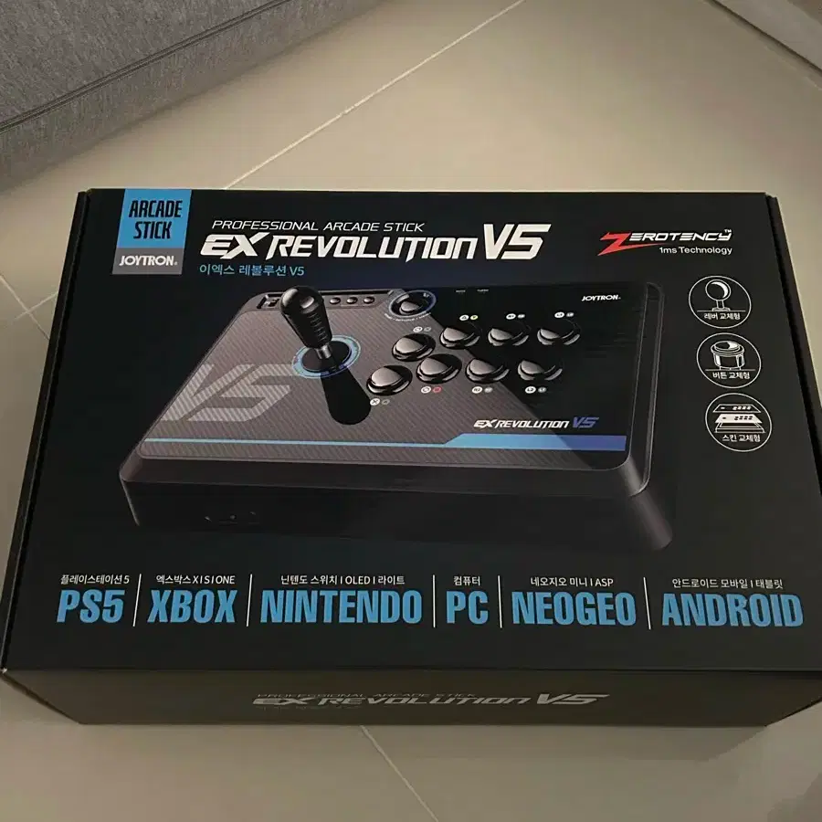 조이트론 ex 레볼루션 아케이드 조이스틱 v5