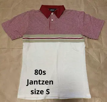 80s Jantzen 얀센 폴로 셔츠 S 사이즈