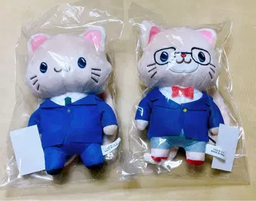 명탐정 코난 withCAT 봉제 인형 키링 Plus 코난&신이치