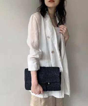 라미 자켓 화이트