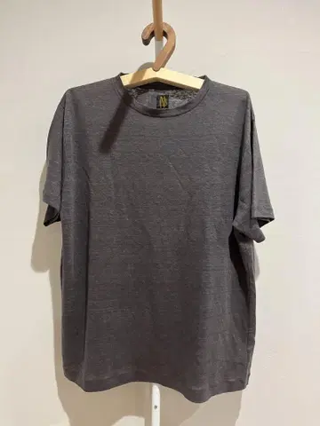BATONER 25SS 노르만디 린넨 티셔츠 그레이 1