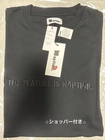 naptime 블랙 티셔츠