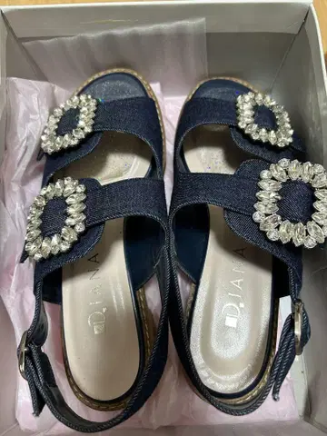 다이애나 샌들 더블 비쥬 샌들
