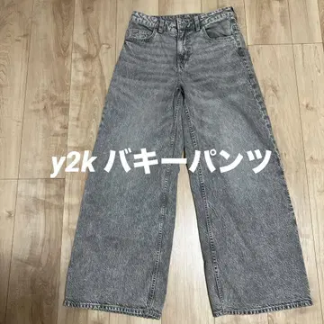 y2k 바키 데님 팬츠