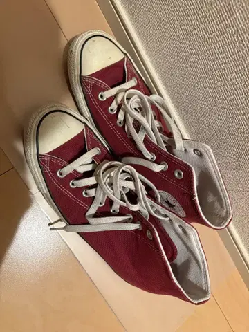 CONVERSE ALL STAR 빨간색 스니커즈 척 테일러