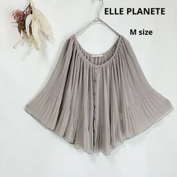 엘르 플래닛 ELLE PLANETE 플리츠 블라우스 돌먼 슬리브 M
