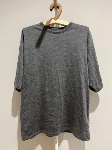 BATONER 워셔블 울 티셔츠 그레이 21SS 사이즈 3