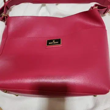 MARY QUANT 핑크 숄더백