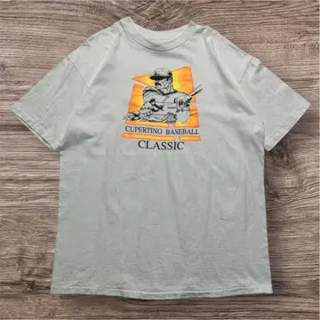 80s Hanes USA제 빈티지 티셔츠 XL 화이트 싱글 6553