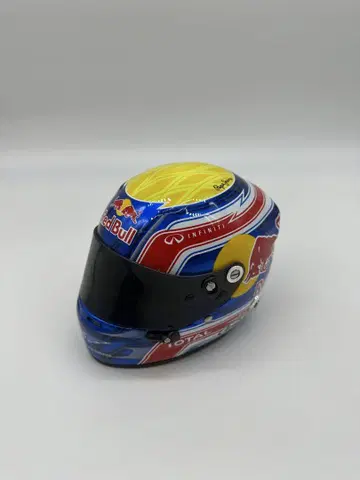 정크 제품 F1 레드불 M. Webber 1/2 스케일 미니 헬멧