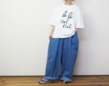 TANG 탕 면 린넨 데님 팬츠