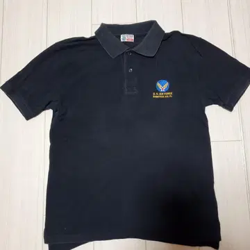 버즈릭슨 U.S.AIR FORCE 남성용 피케 셔츠 블랙