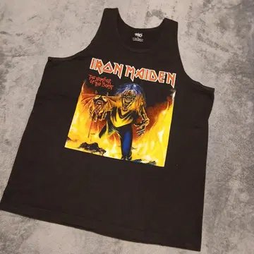 IRON MAIDEN 탱크탑 블랙 XL