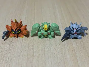 SD 건담 풀 컬러 ZZ 건담 MS 세트 건 지우개 당시의 물건
