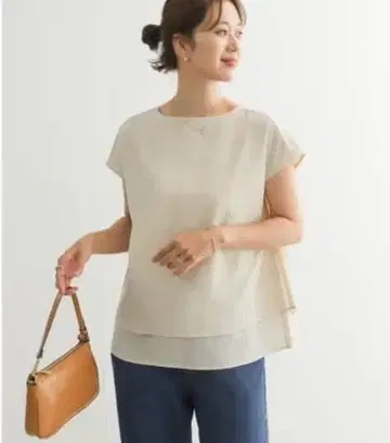 어반 리서치 도어즈 23SS 레이어드 프렌치 블라우스 풀오버