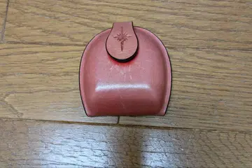 SAAD 가죽 코인 케이스 빨간색