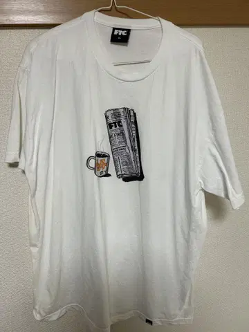 FTC 프린트 티셔츠 XL 화이트