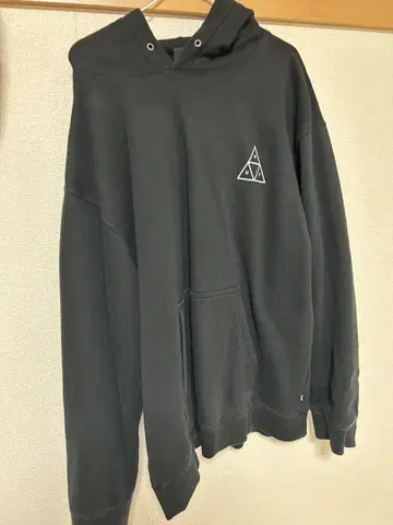 HUF 블랙 후드티 XL