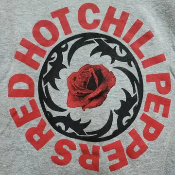 레드 핫 칠리 페퍼스 ROSE AZTEC 장미 로고 티셔츠