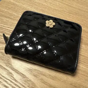 MARY QUANT 두겹 지갑 블랙