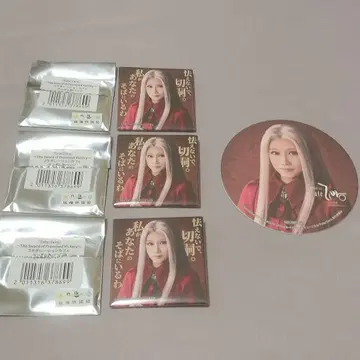 뮤지컬 Fate/Zero 캔뱃지 코스터 아이리스 느낌