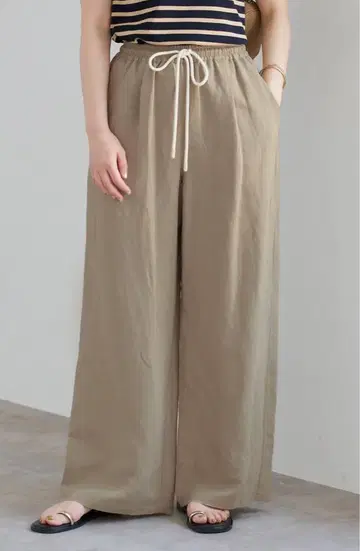 2025SS 린넨 레이온 이지 팬츠 40