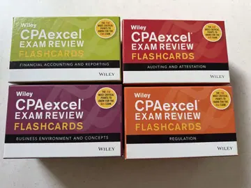 CPA 엑셀 EXAM REVIEW FLASHCARD 4세트