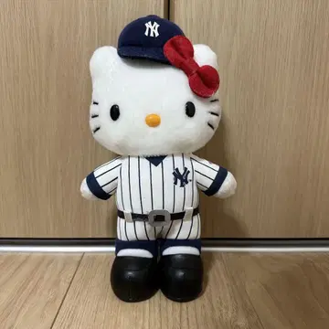 헬로키티 봉제 인형 뉴욕 양키스 유니폼 헤이세이 레트로