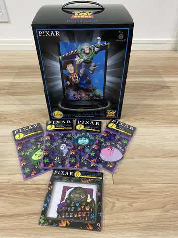 해피 복권 PIXAR Last 상 토이스토리 포스터 피규어