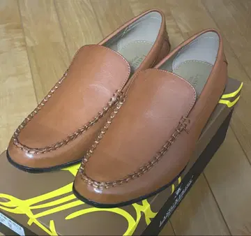 브라운 가죽 드라이빙 슈즈 26cm 3E