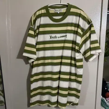 Youth Loser 스트라이프 티셔츠 L