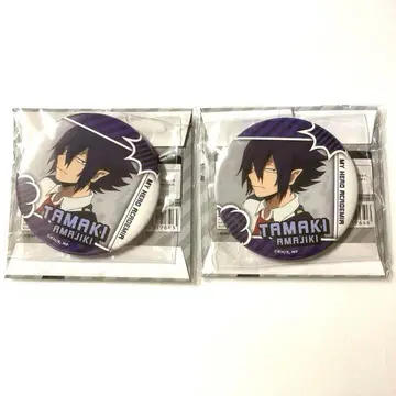 나의 히어로 아카데미아 당첨! 트레이딩 캔뱃지 아마지키 타마키 2개 세트