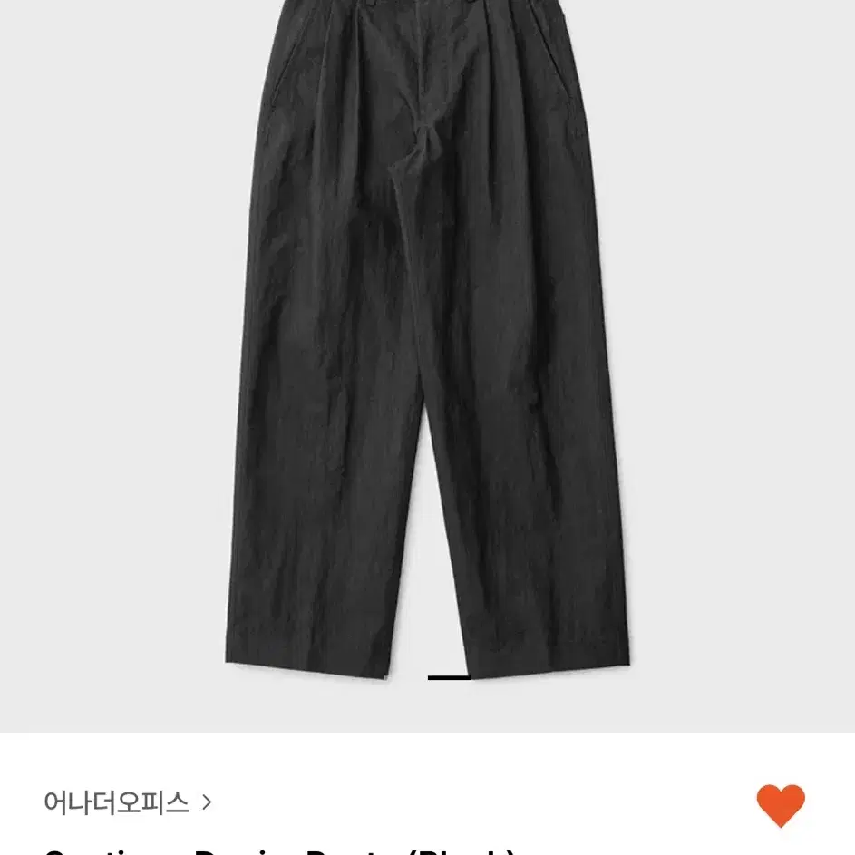 パンツ Another office Santiago denim pants 01 Santiago Denim Pants (Black) - 어나더오피스