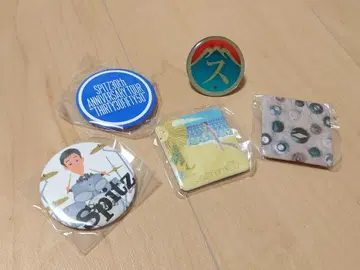 스핏츠 Spitz 배지 세트 5개 30주년
