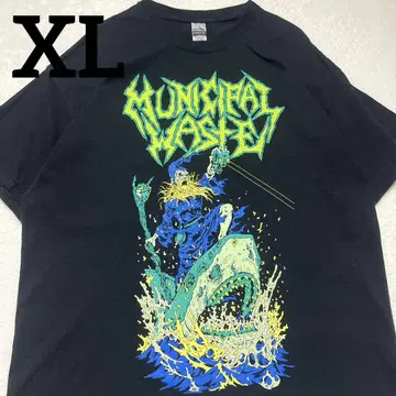 MUNICIPAL WASTE 티셔츠 블랙 XL