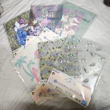 스티치 제일복권 G상 문구 모듬 6종 세트 컴프