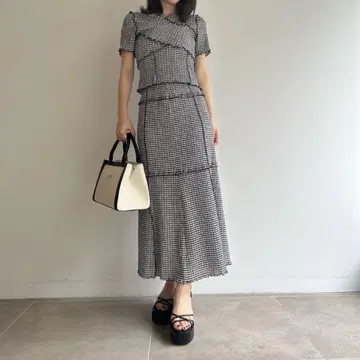 SNIDEL 멜로 컷 탑