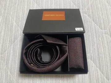 EMPORIO NUOVO 다크 브라운 넥타이