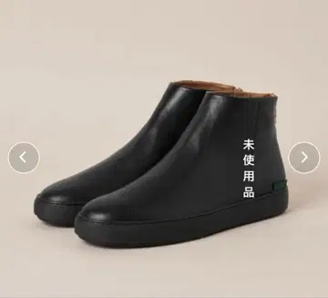 미사용품 hALON 백 지퍼 하이컷 스니커즈 25.5cm