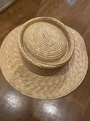 새상품급 써니클라우드 다나카 모자점 밀짚 캉캉 모자