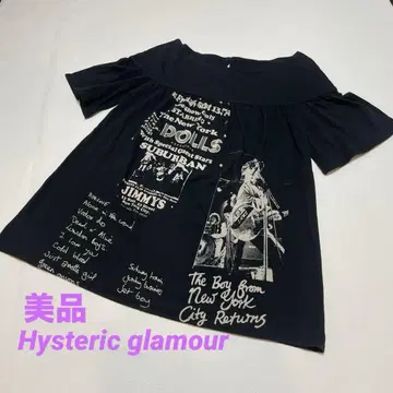 새상품급 Hysteric glamour 티셔츠 컷소 반팔 프린트