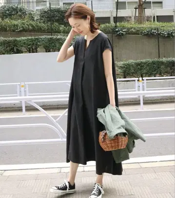SLOBE IENA 슬로브 이에나 프렌치 린넨 스키퍼 원피스