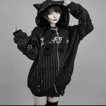 DimMoire 딤모어 Evil Cat 후드티