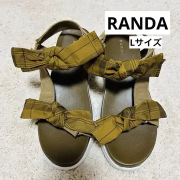 RANDA 리본 포함, 탈부착 가능, 2WAY 스포츠 샌들