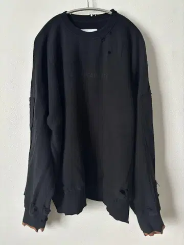 SSstein 24AW 오버사이즈 리빌드 스웨터